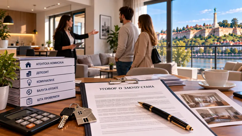Renting a flat in Serbia: where to look and what the first month really costs