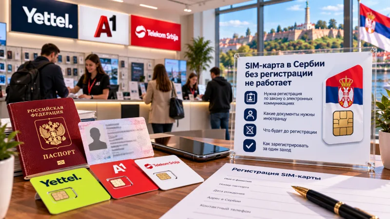 Mobile networks in Serbia: how a foreigner registers a number