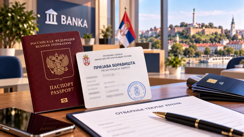 A bank account in Serbia: what a foreigner needs