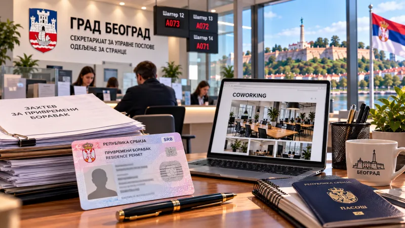 Residence via a sole trader and the business address: the coworking problem