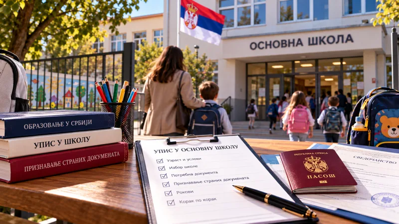 School for your child in Serbia: how to enrol and what to prepare for